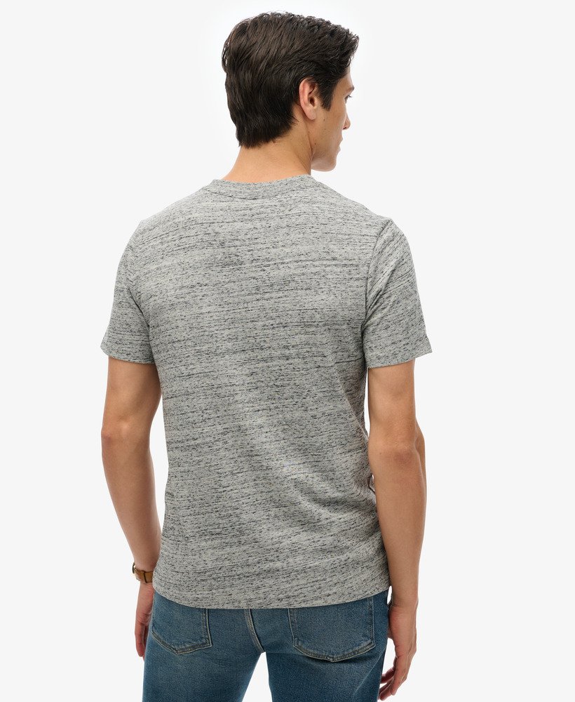 koszulka z logo w paski terrain w kolorze flint grey grit