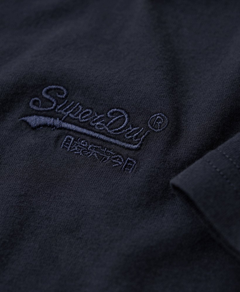 koszulka z organicznej bawełny essential z logo w kolorze eclipse navy