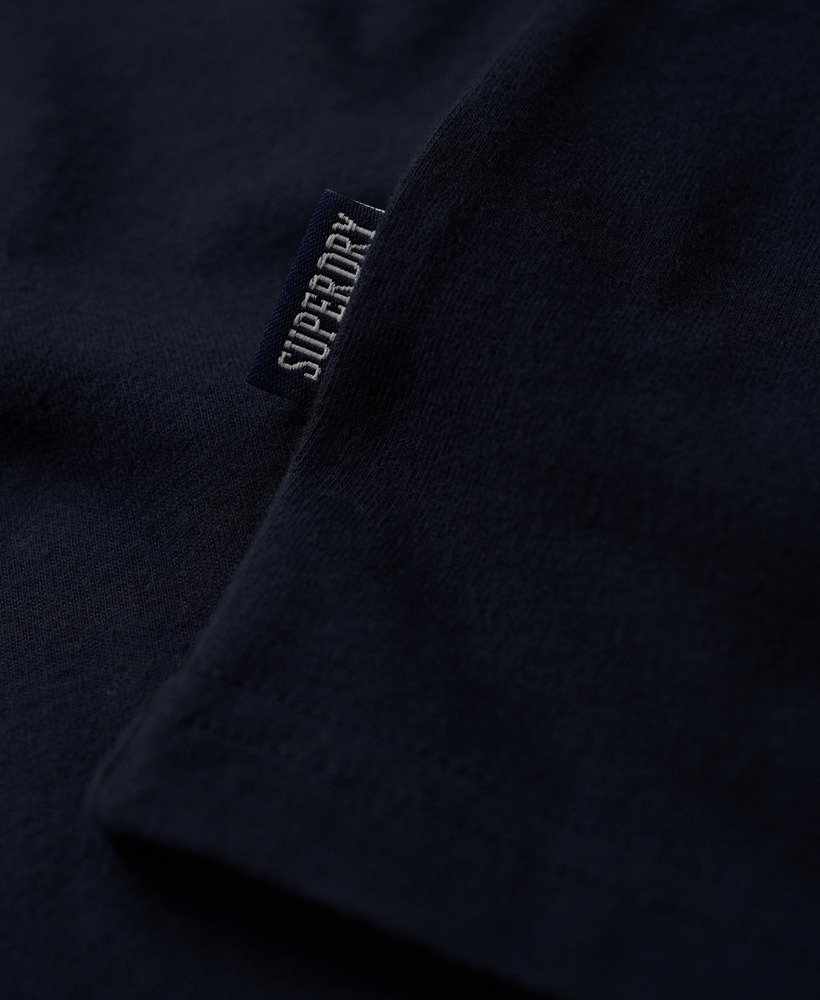koszulka z organicznej bawełny essential z logo w kolorze eclipse navy