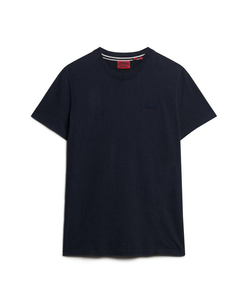 koszulka z organicznej bawełny essential z logo w kolorze eclipse navy