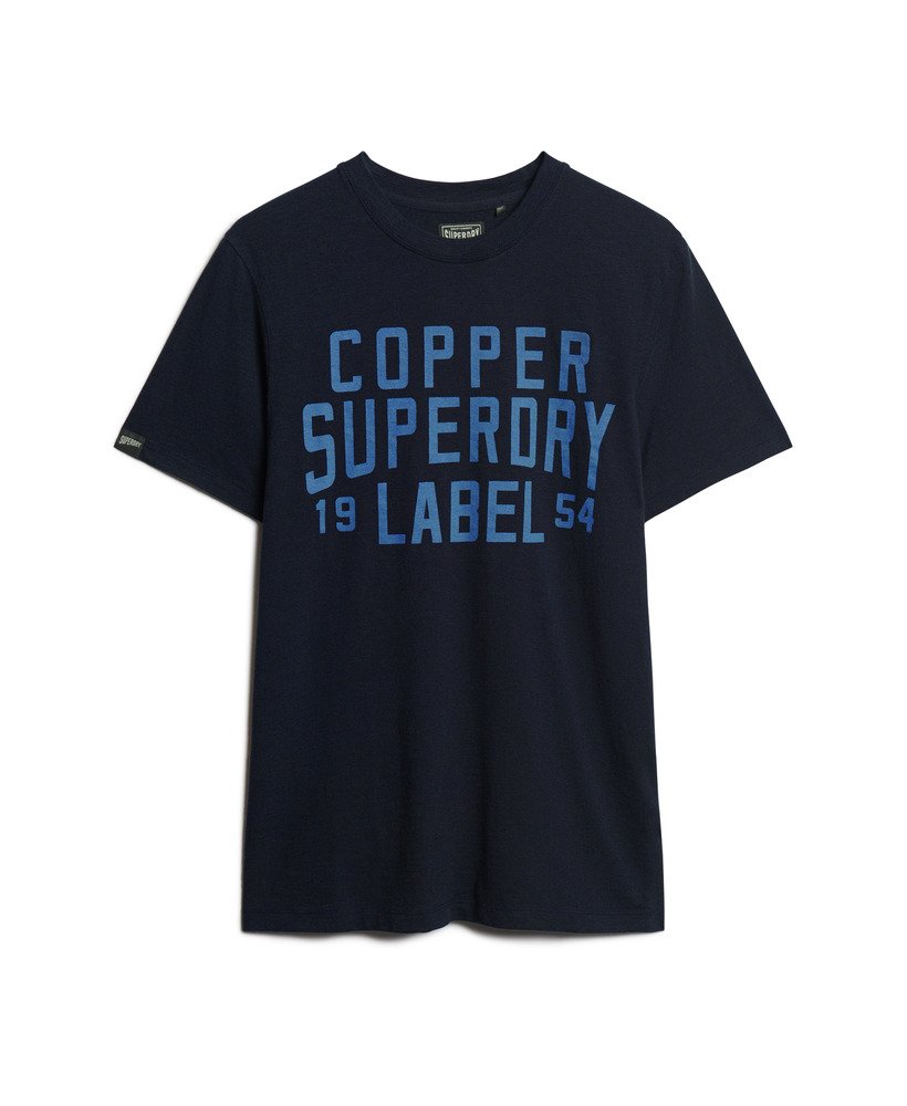 koszulka robocza copper label w kolorze eclipse navy slub