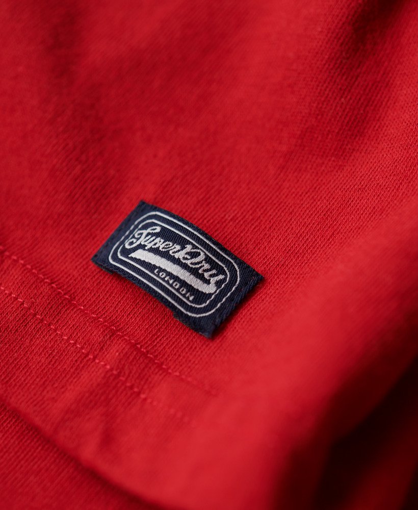 koszulka z wytłoczonym logo vintage w kolorze czerwonym expedition