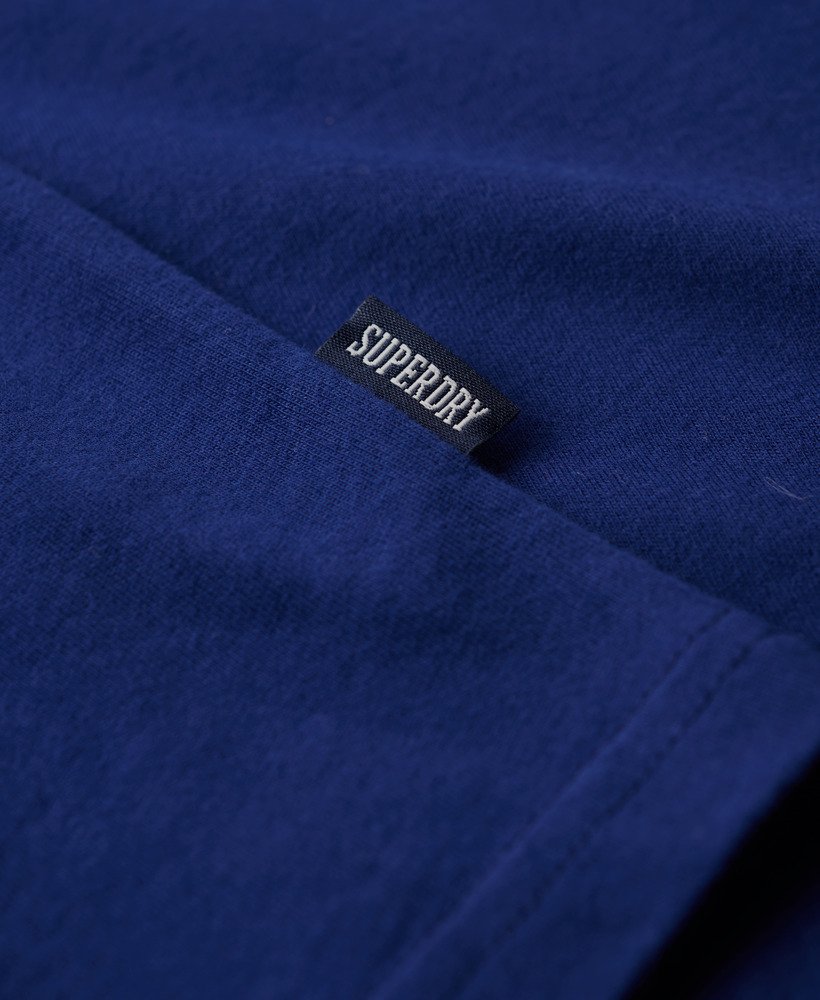 koszulka z organicznej bawełny essential z logo w kolorze supermarine navy
