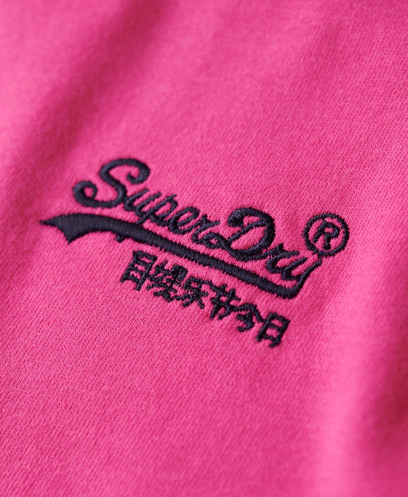 koszulka z organicznej bawełny essential z logo w kolorze echo pink