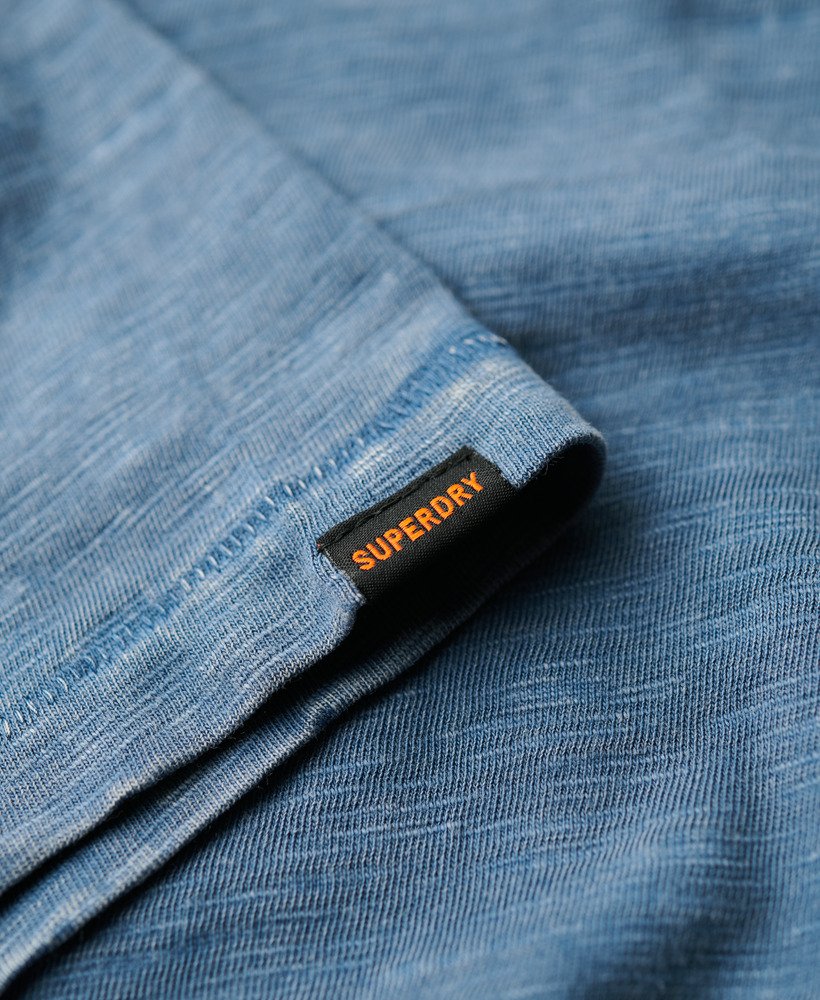 koszulka z krótkim rękawem i okrągłym dekoltem w kolorze dry slate blue