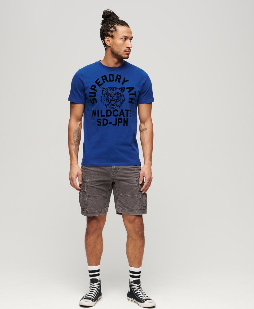koszulka sportowa z grafiką do lekkoatletyki w kolorze regal blue