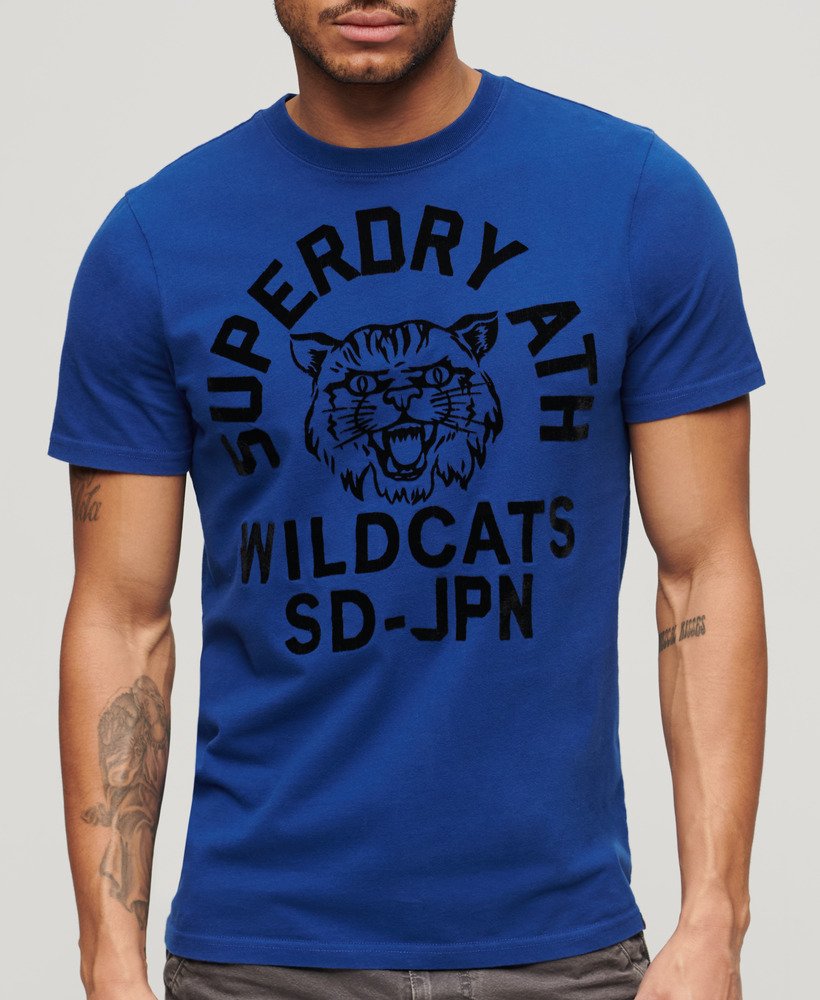 koszulka sportowa z grafiką do lekkoatletyki w kolorze regal blue
