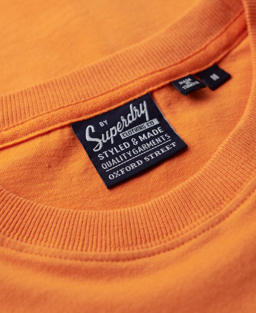 koszulka robocza gasoline w kolorze rdzawo-pomarańczowym denim co