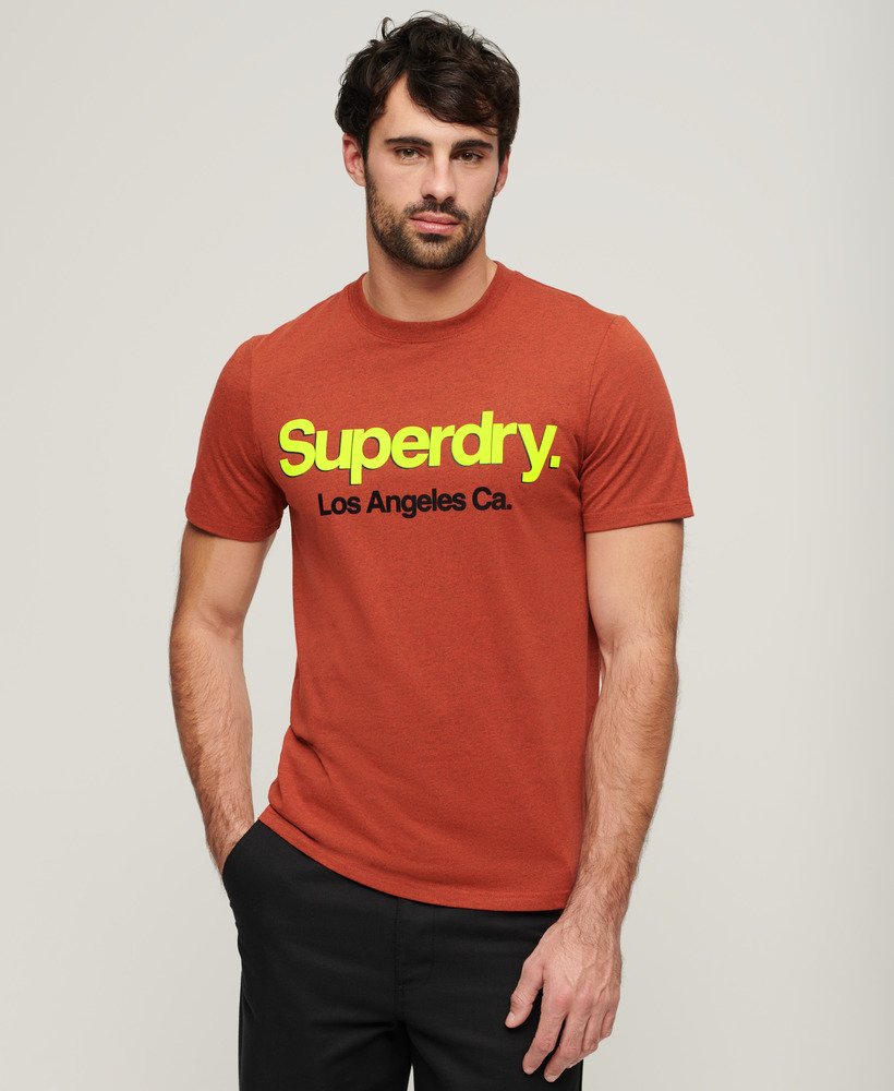 koszulka core logo classic washed w kolorze arizona orange grit