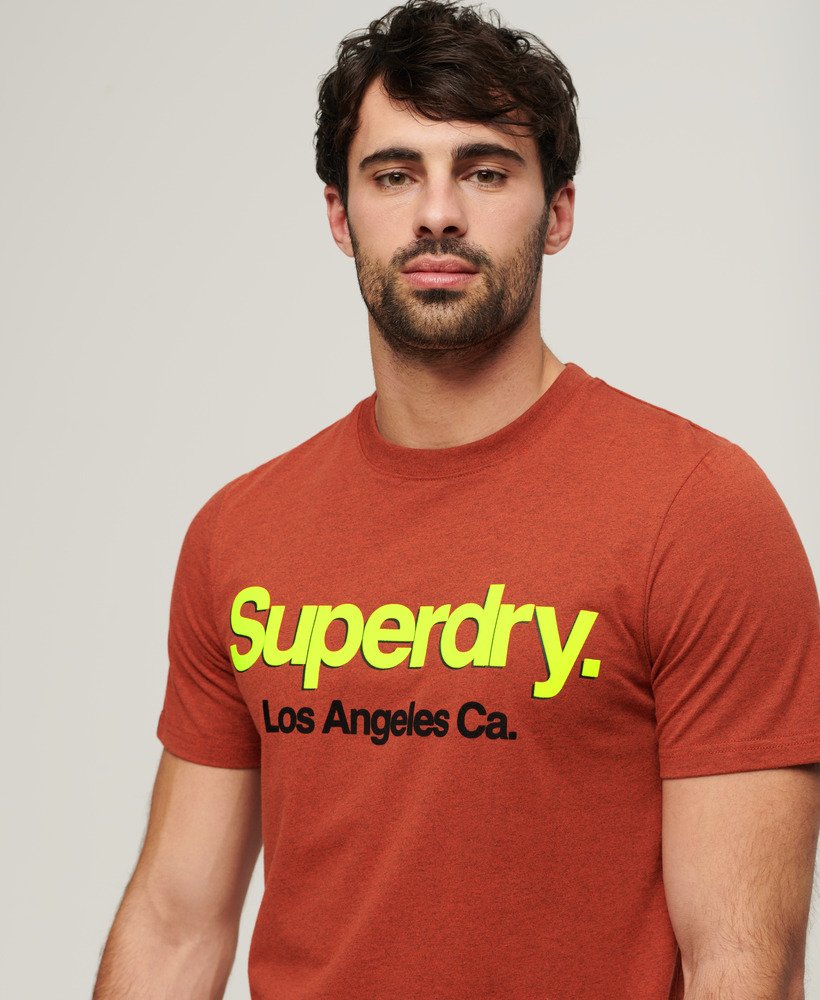 koszulka core logo classic washed w kolorze arizona orange grit
