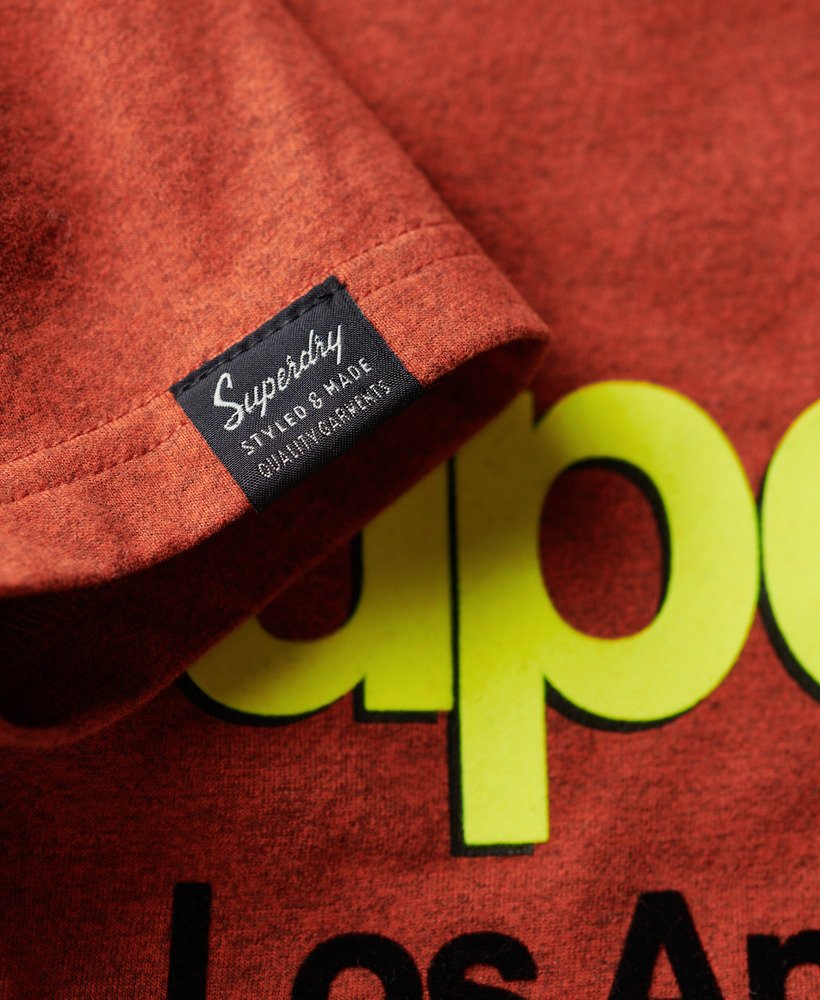 koszulka core logo classic washed w kolorze arizona orange grit