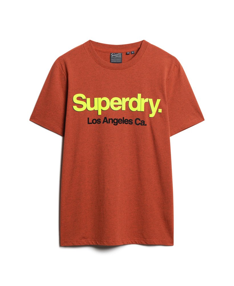 koszulka core logo classic washed w kolorze arizona orange grit