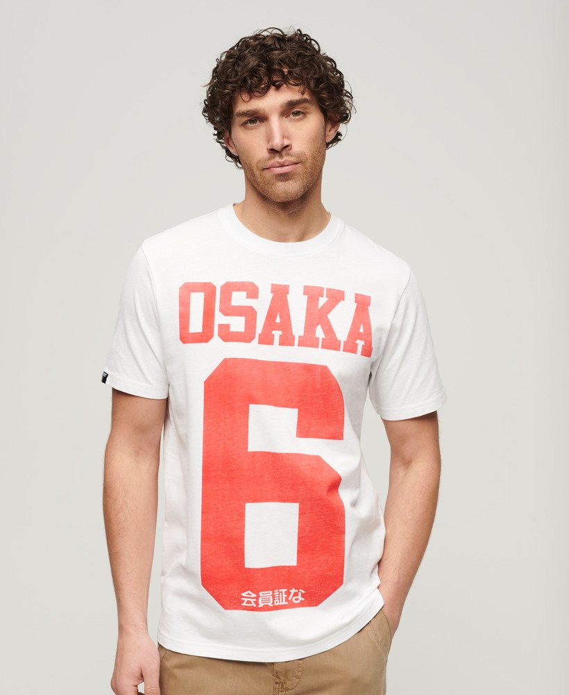 koszulka z grafiką osaka w kolorze optic