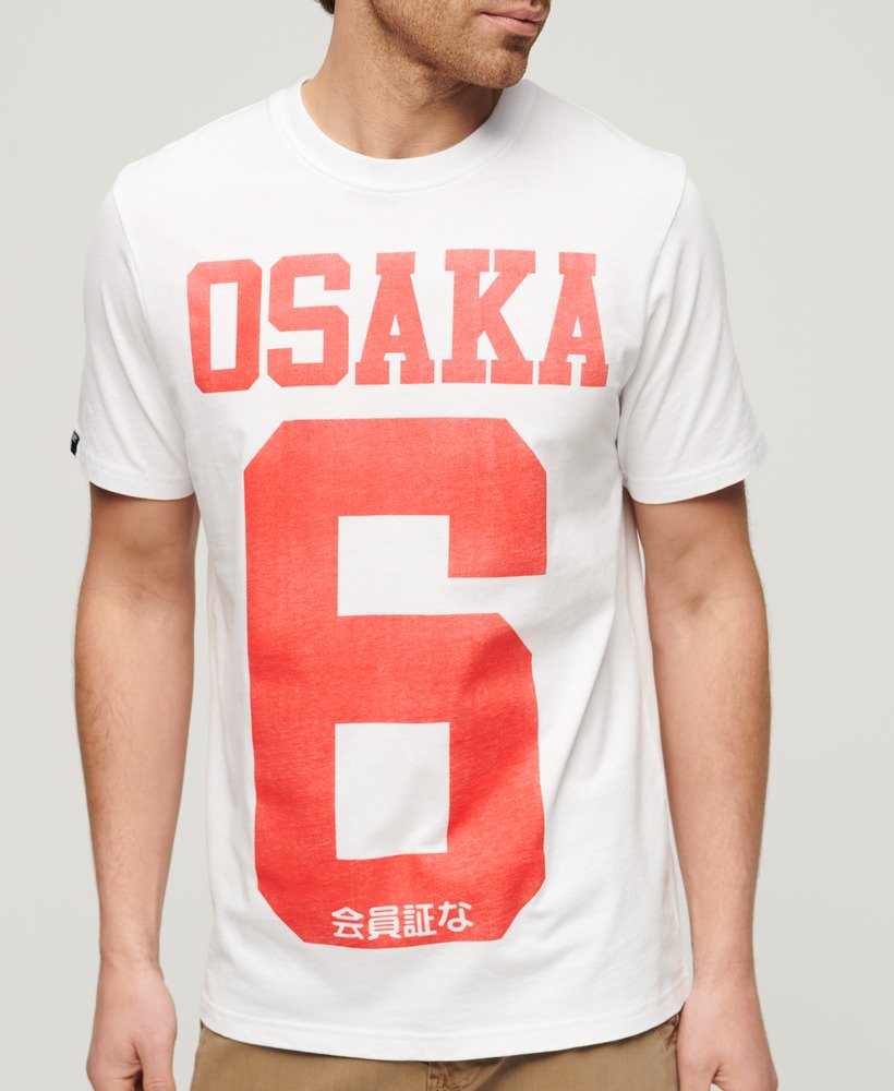 koszulka z grafiką osaka w kolorze optic