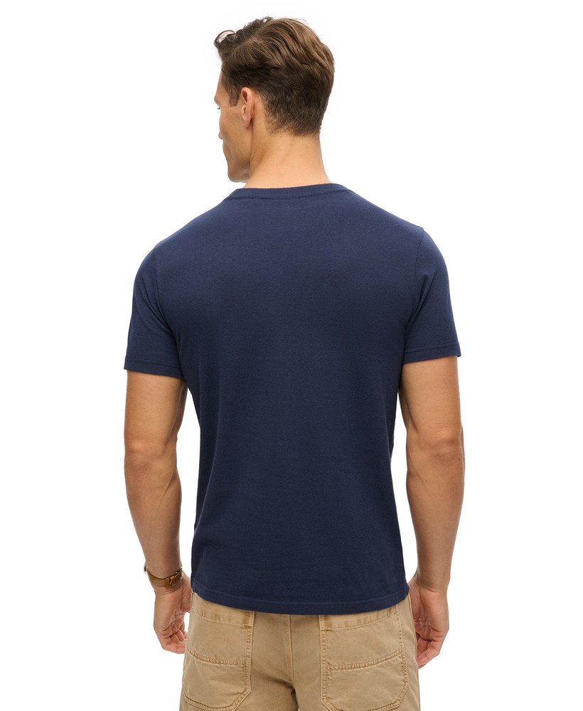 koszulka core logo classic washed w kolorze navy marl