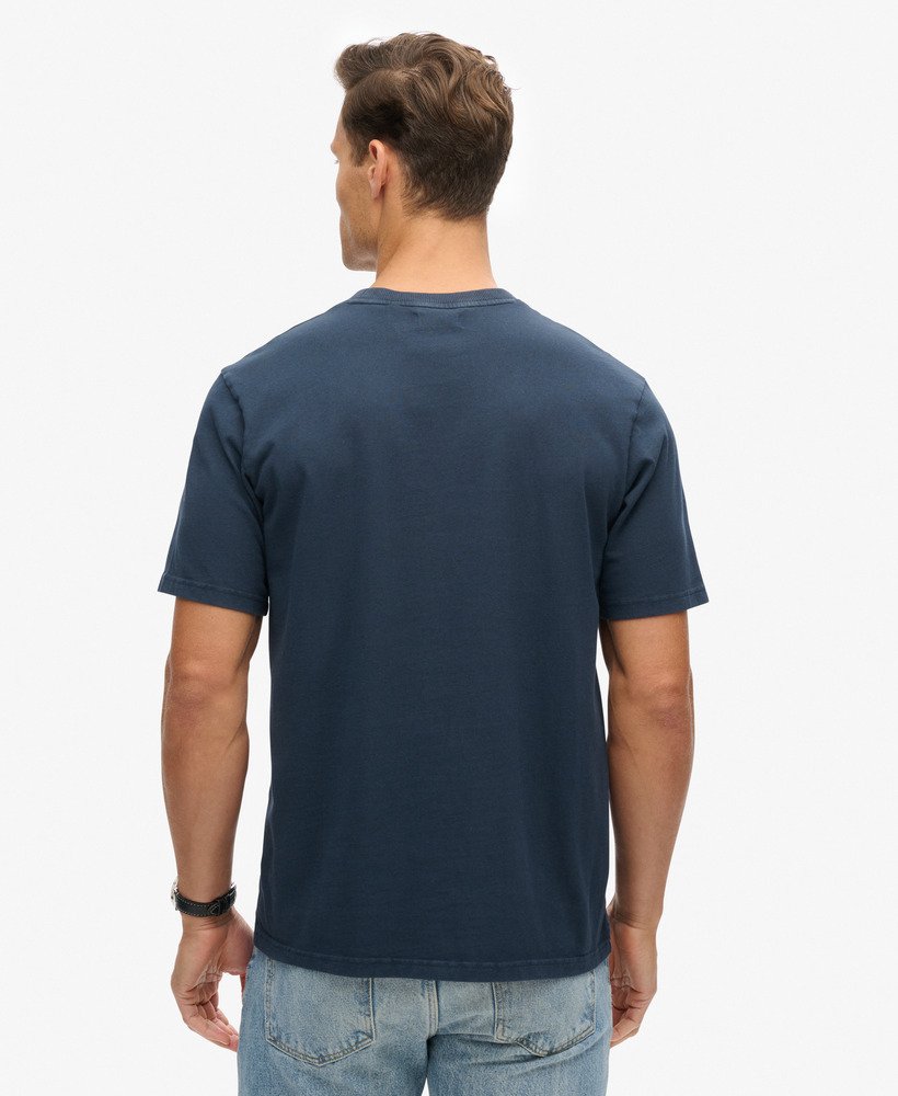koszulka vintage washed w kolorze eclipse navy