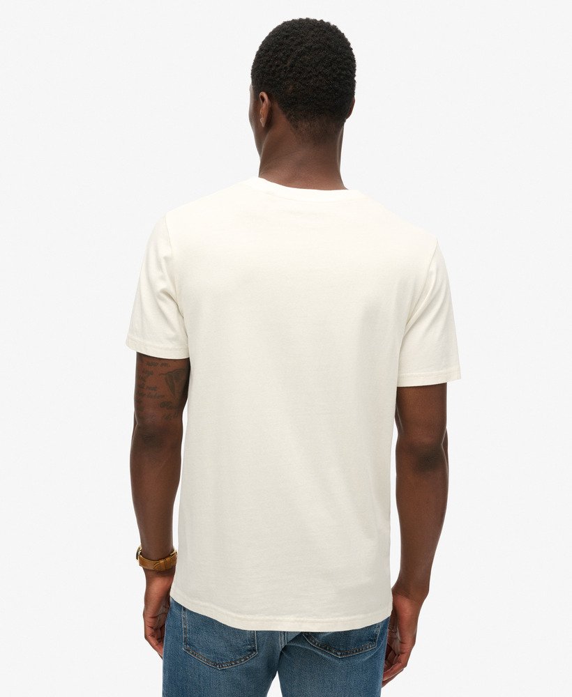 koszulka superdry x komodo kailash dragon w kolorze new chalk white