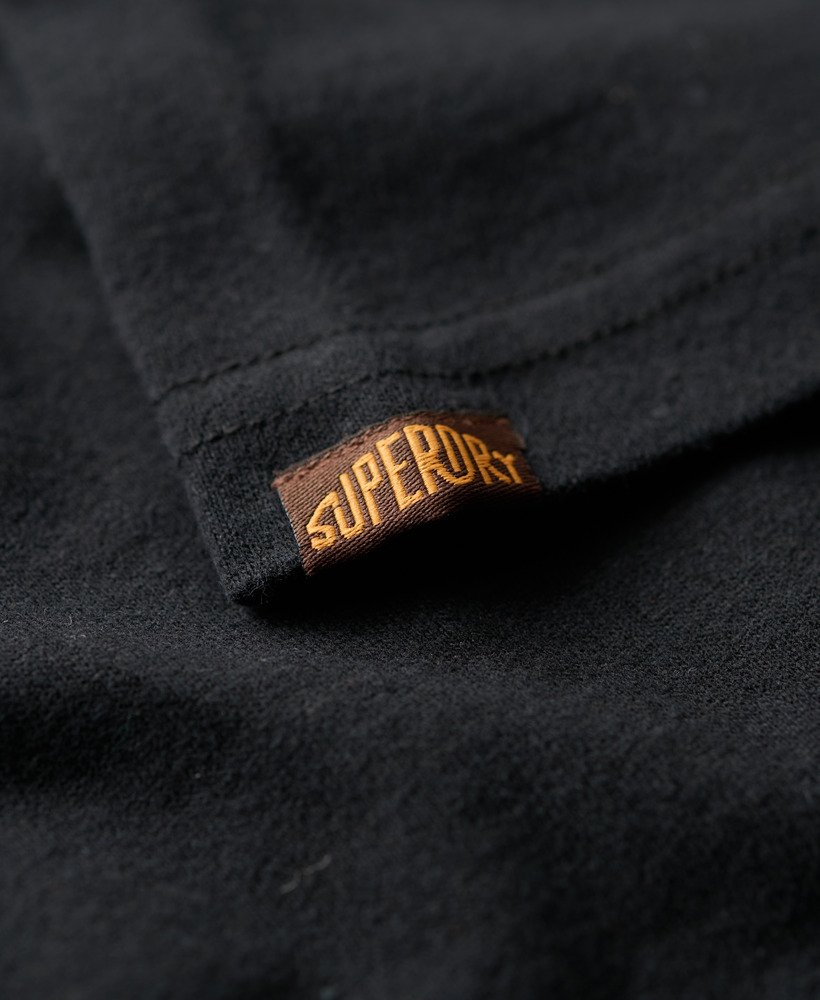 koszulka z nadrukiem flocked fade w kolorze nero black marl