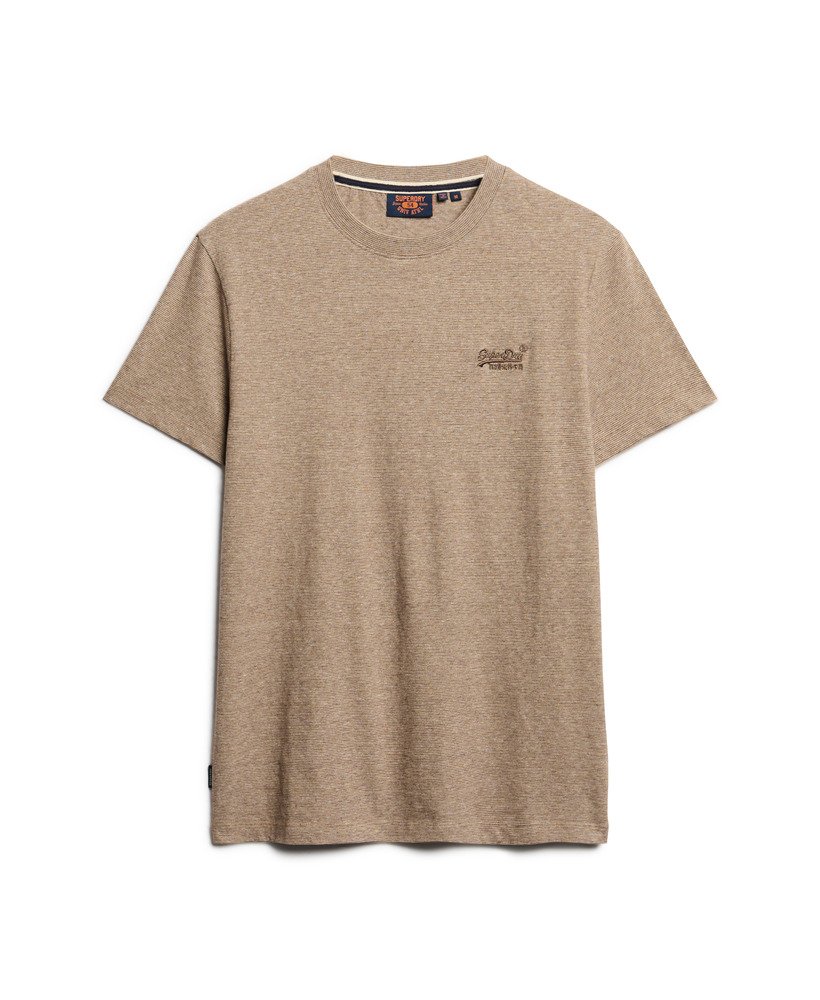 koszulka z organicznej bawełny essential z logo w kolorze desert sand feeder