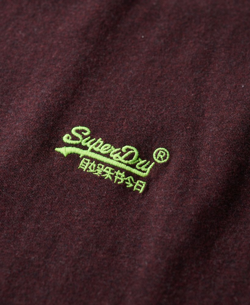 koszulka z organicznej bawełny essential z logo w kolorze tawnty port marlfluro yellow