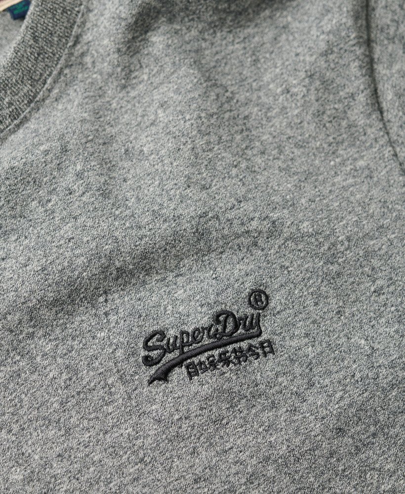 koszulka z organicznej bawełny essential z logo w kolorze wulkanicznej czerni