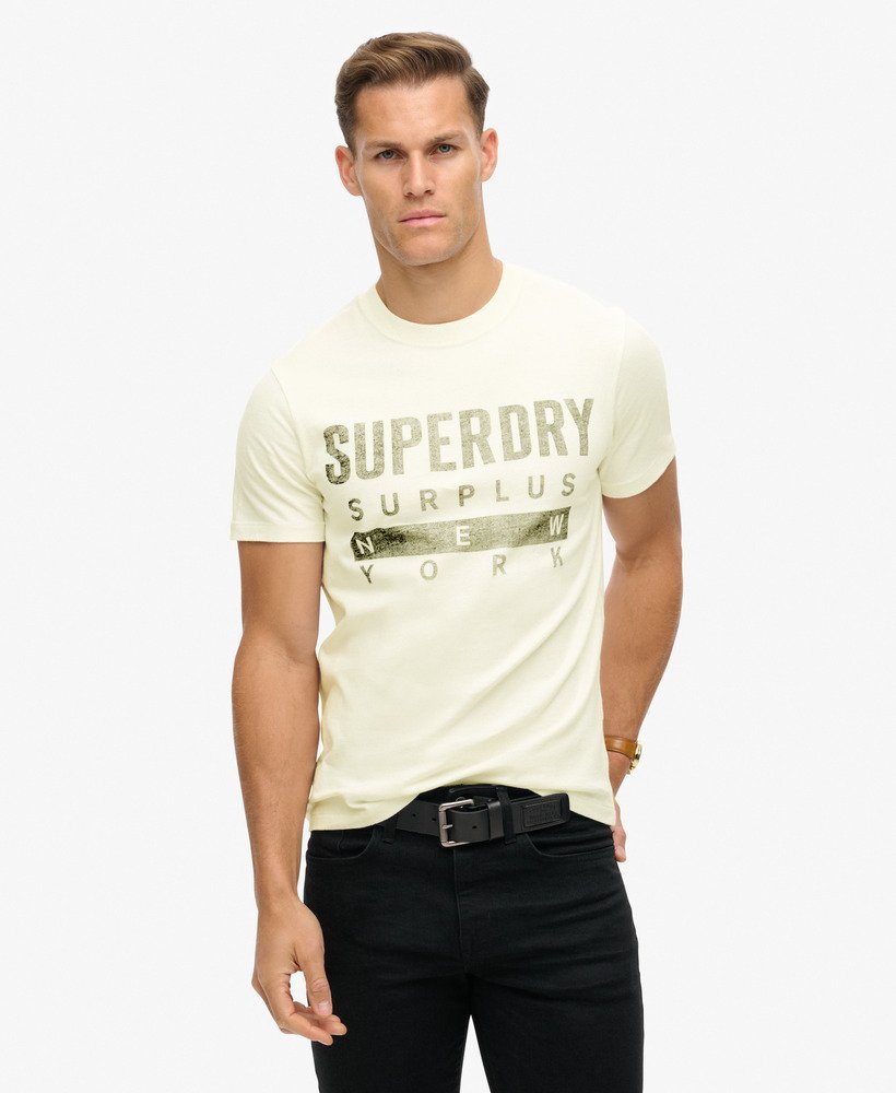 koszulka z grafiką surplus w kolorze off white