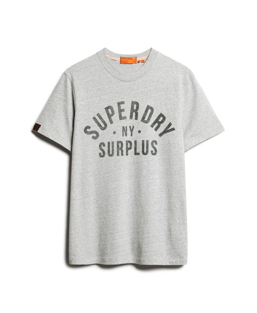 koszulka z grafiką surplus w kolorze szarym grindle