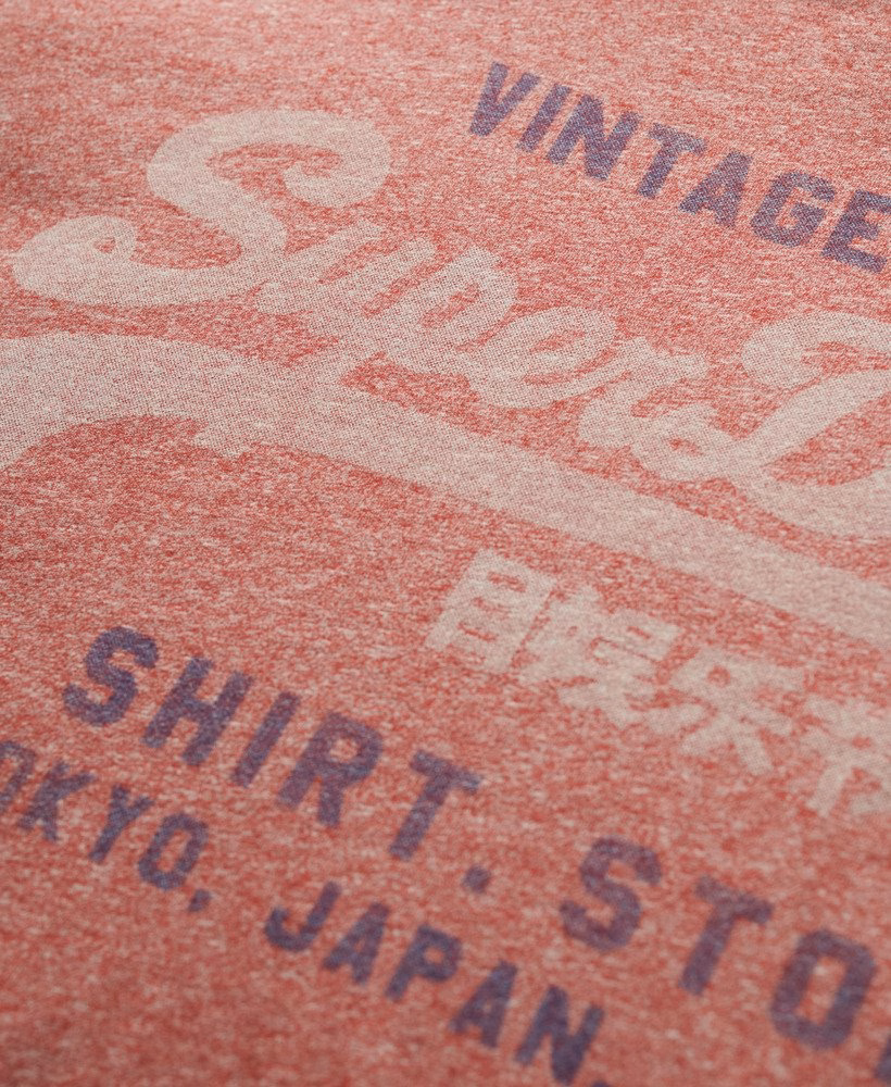 Klasyczny, luźny T-shirt z logo Vintage