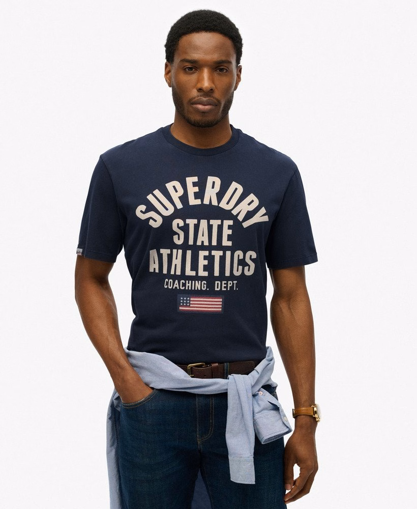 Koszulka z grafiką Vintage Athletic Essential