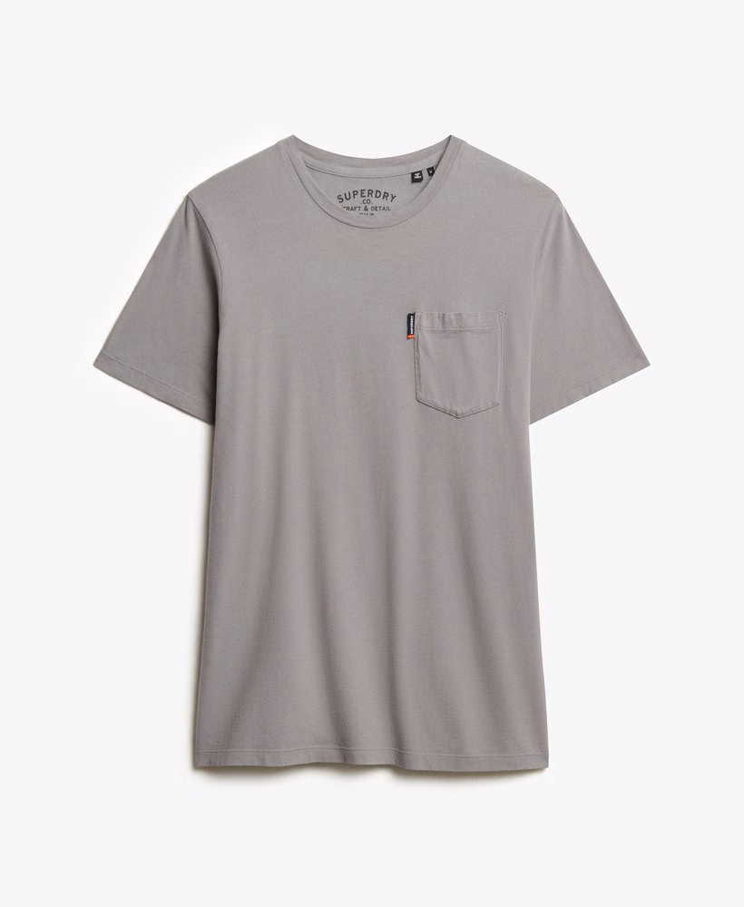 Klasyczny, niezbędny T-shirt z kieszenią