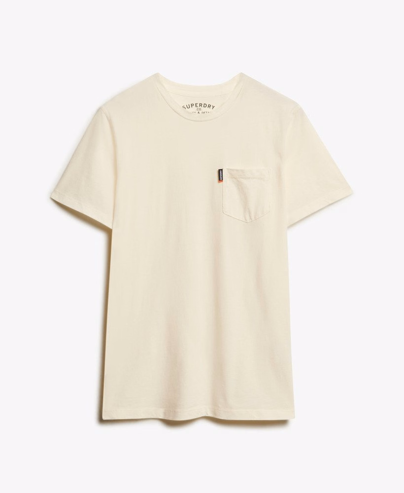 Klasyczny, niezbędny T-shirt z kieszenią