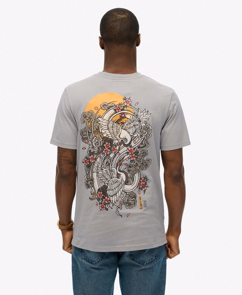 Koszulka z logo Vintage Tokyo w stylu casual