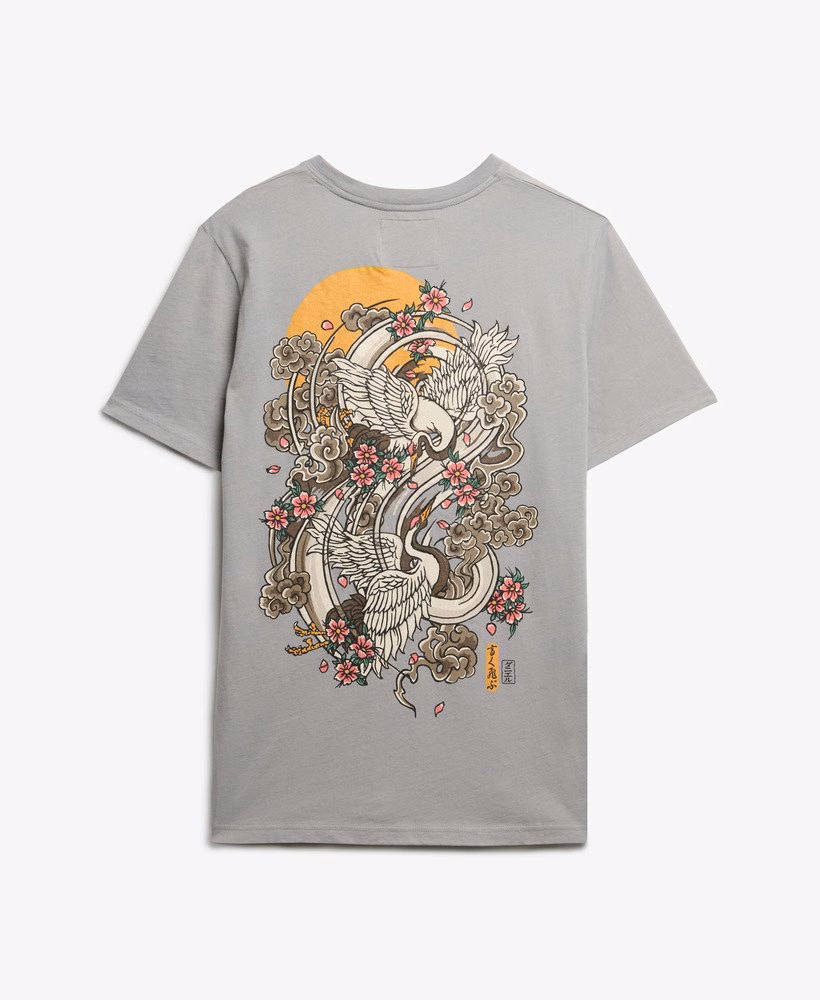 Koszulka z logo Vintage Tokyo w stylu casual