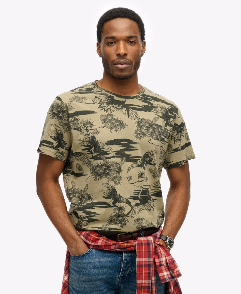 Klasyczny, niezbędny T-shirt z nadrukiem