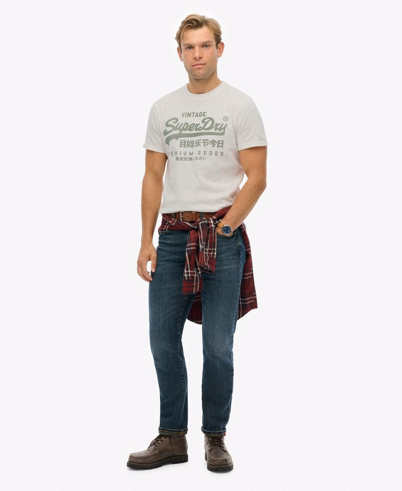 Klasyczny T-shirt z logo Vintage