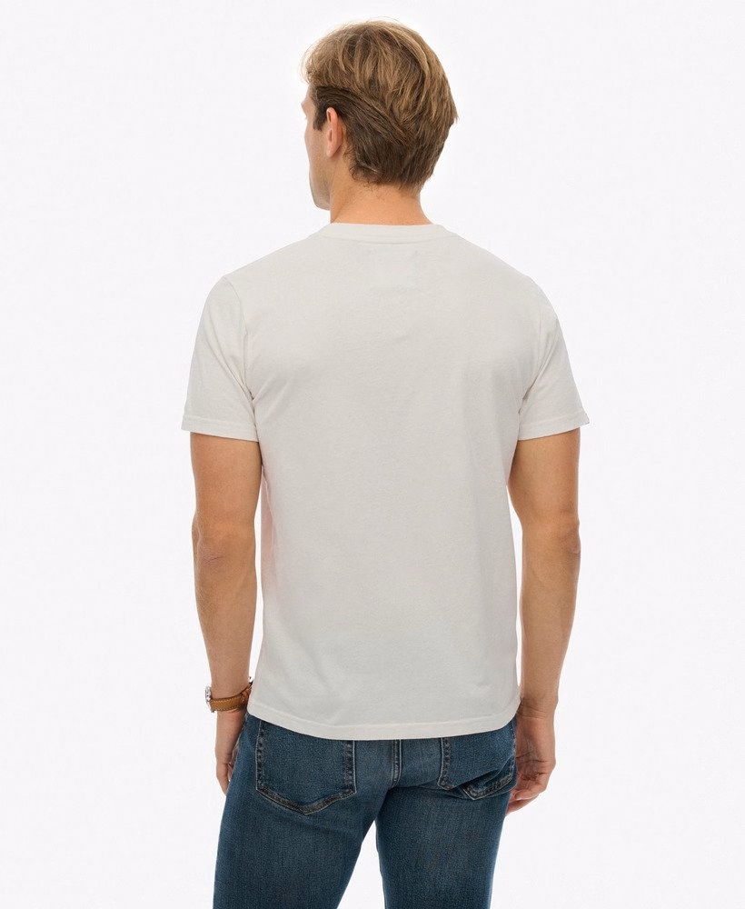 Klasyczny T-shirt z logo Vintage