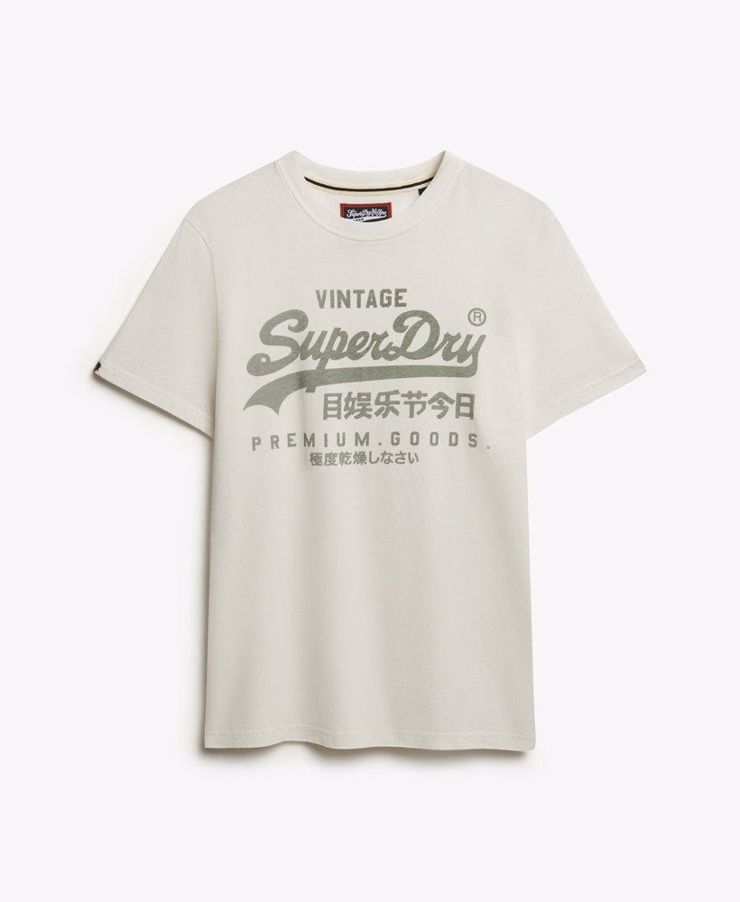 Klasyczny T-shirt z logo Vintage