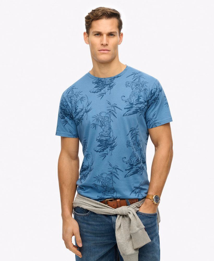 Klasyczny, niezbędny T-shirt z nadrukiem