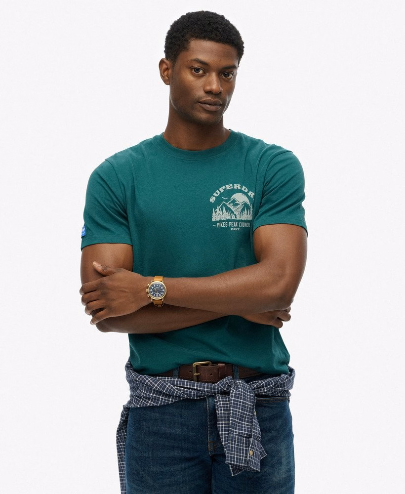 Koszulka Lo-fi Outdoors Chest T-Shirt