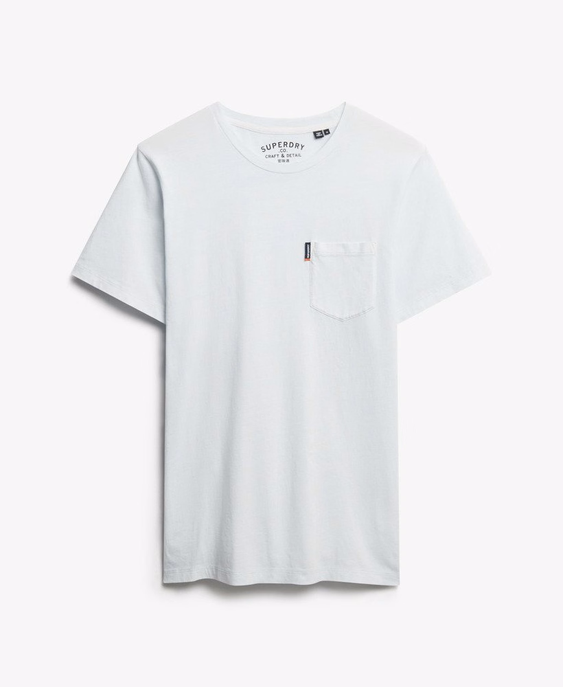 Klasyczny, niezbędny T-shirt z kieszenią