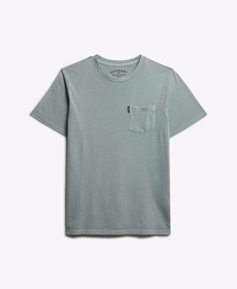 Klasyczny, niezbędny T-shirt z kieszenią