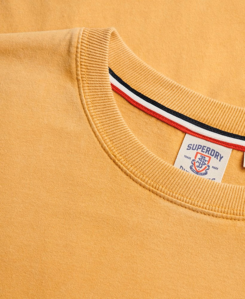 Koszulka Vintage Prep z kieszonką i luźnym krojem
