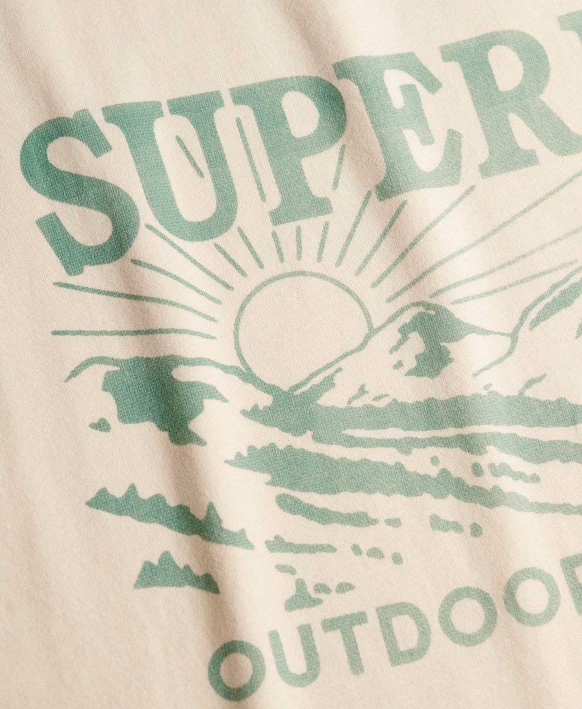 Koszulka retro outdoorowa, luźna