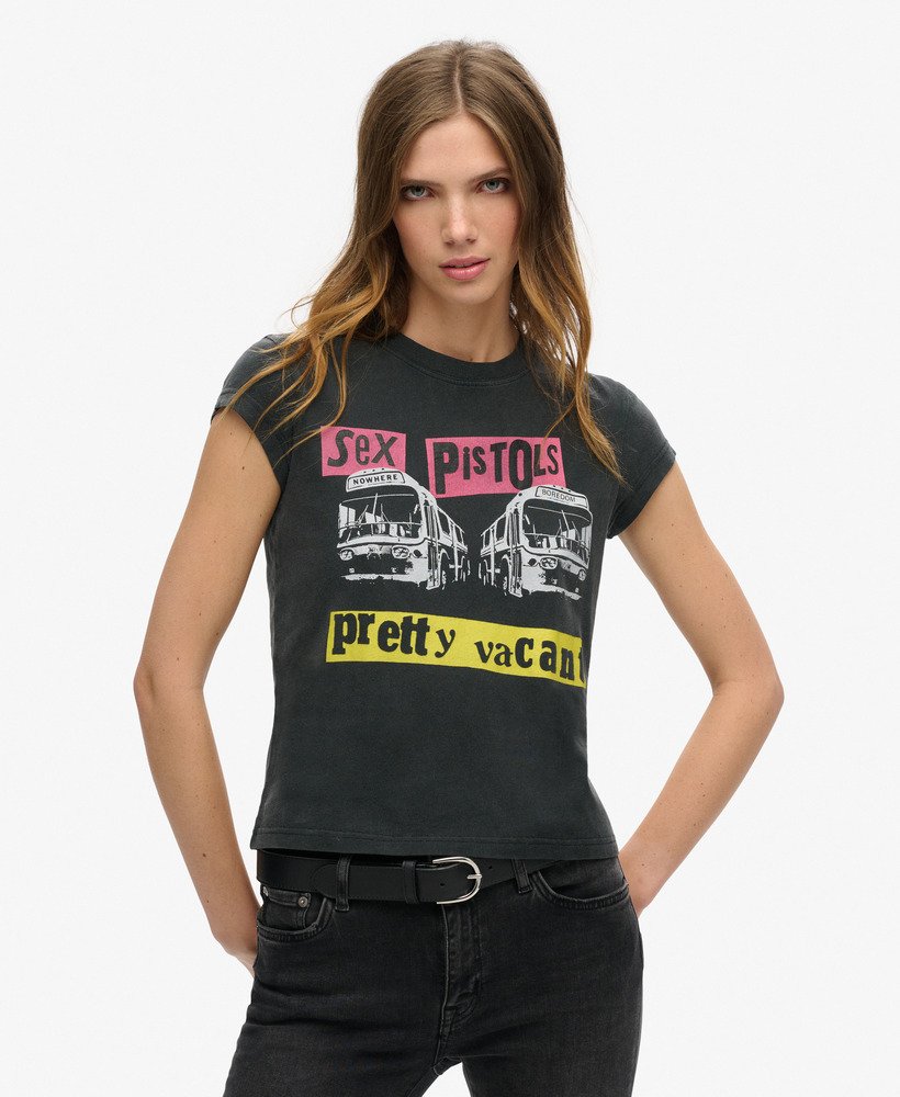 koszulka sex pistols limited edition z krótkim rękawem w kolorze heavy amp black