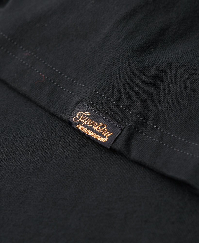 koszulka z napisem vintage logo narrative w kolorze jet black