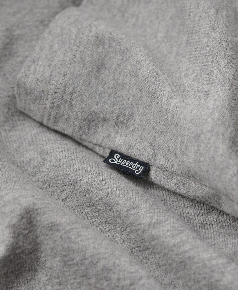 koszulka typu raglan z organicznej bawełny z logo essential w kolorze szarym melanżowymgranatowym
