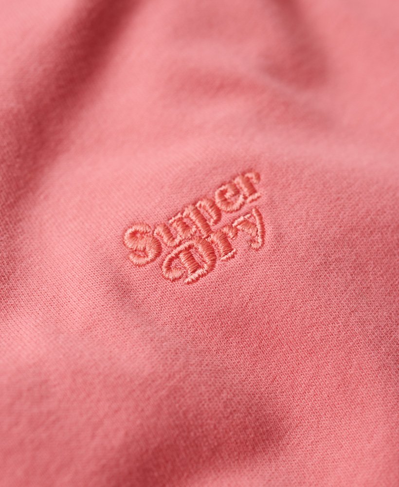 koszulka essential logo fitted w kolorze camping pink