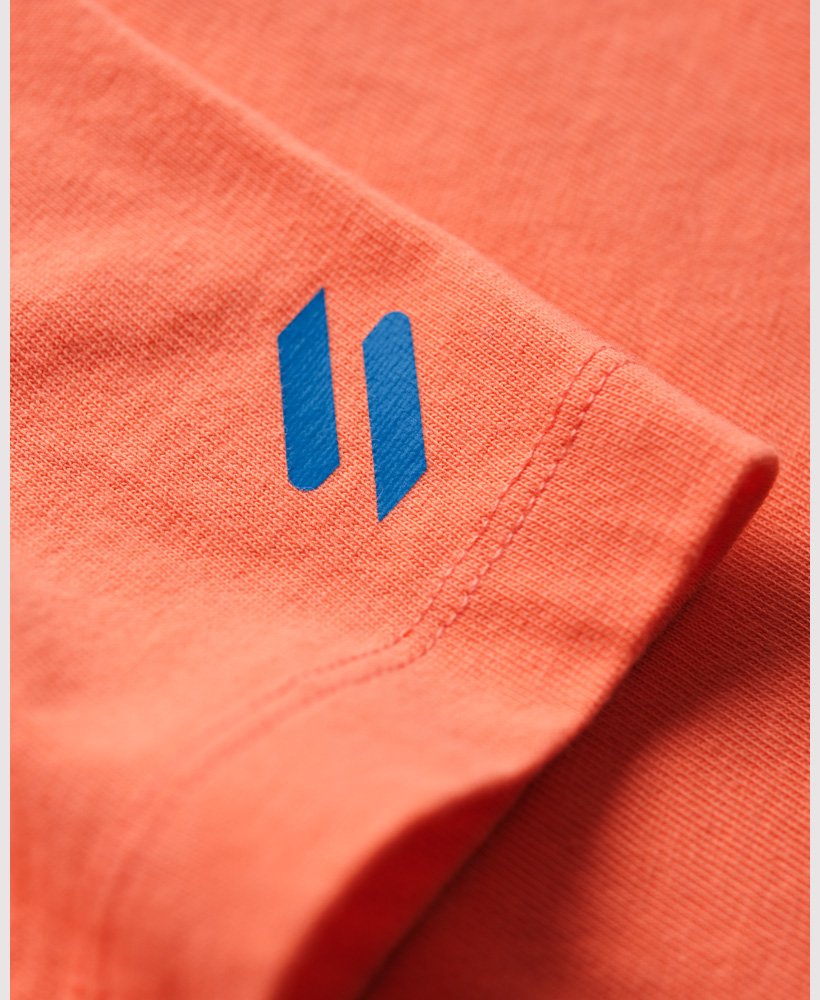 koszulka z logo sportswear relaxed t-shirt w kolorze fusion coral