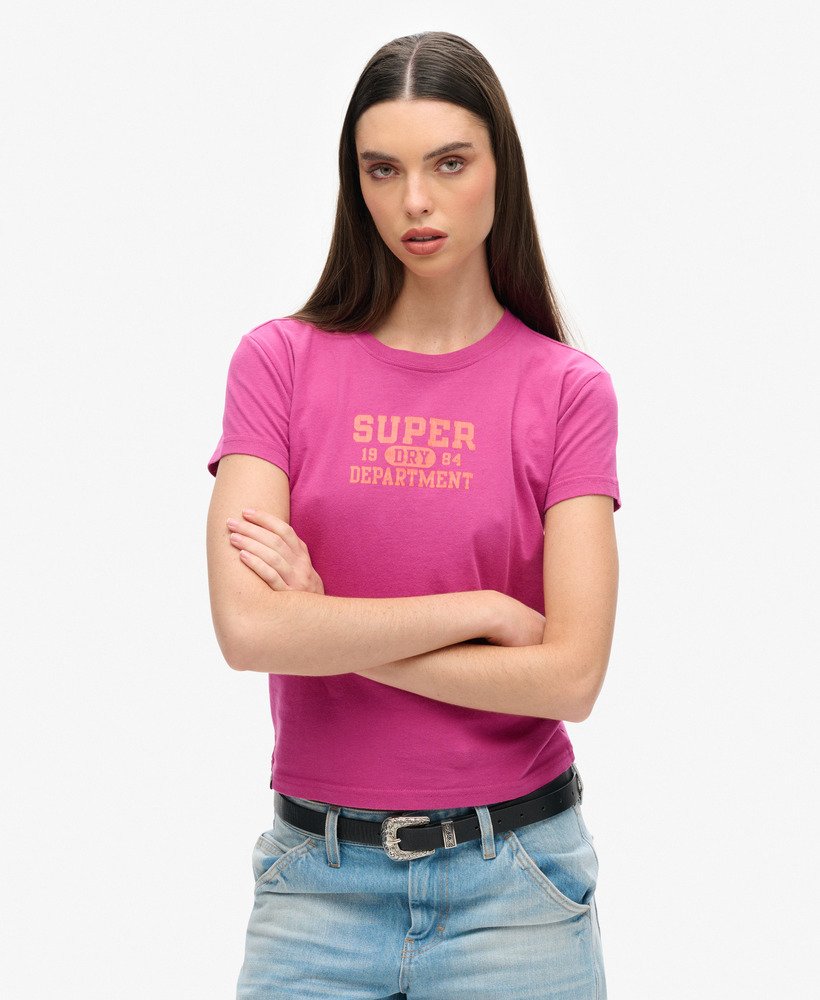 koszulka super athletics fitted w kolorze fioletowym baton rouge