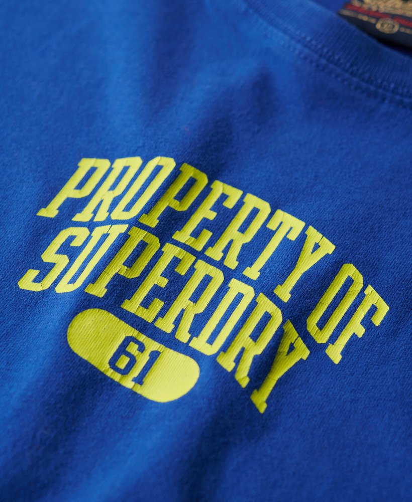 koszulka super athletics fitted w kolorze regal blue